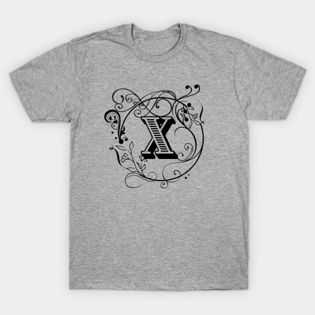 Letter X T-Shirt by TheSoldierOfFortune